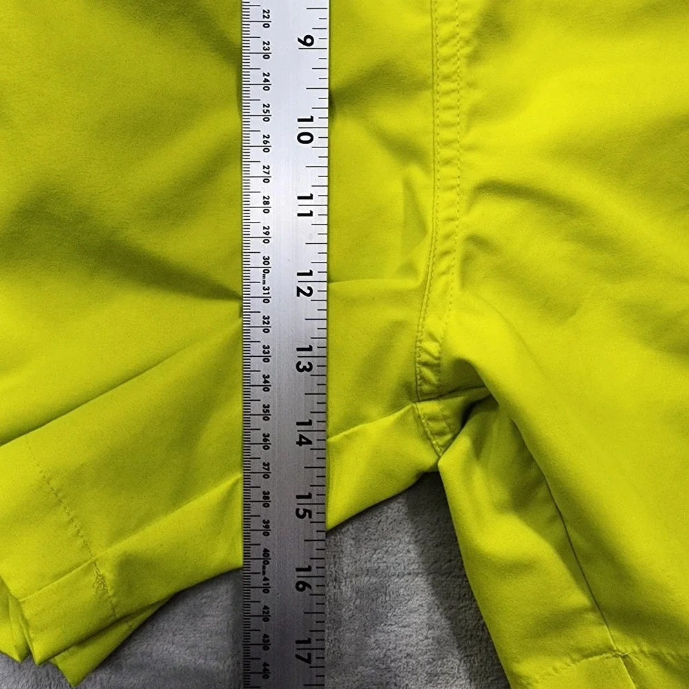 George Swim Shorts Mens 2XL Yellow Lined Elastic Waist Pockets Beach Summer